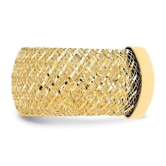14K Gold Stretch Ring by Leslies Jewelry - Picture 3 of 6